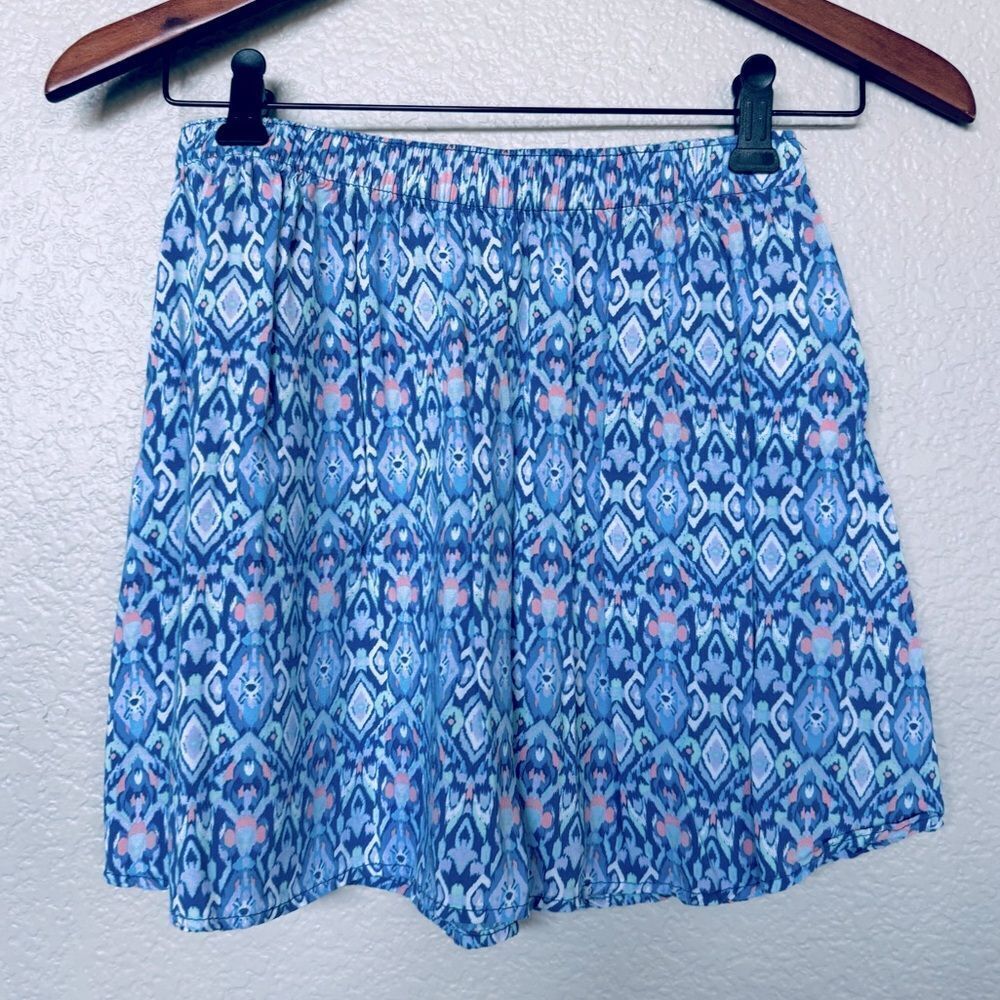 Hollister Spring Summer Pastel Print Flowy Skirt XS
